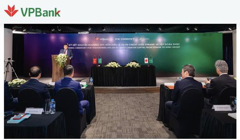 VP Bank出售FE Credit股份給三井住友金融集團 越南財經 越南新聞 FE Credit