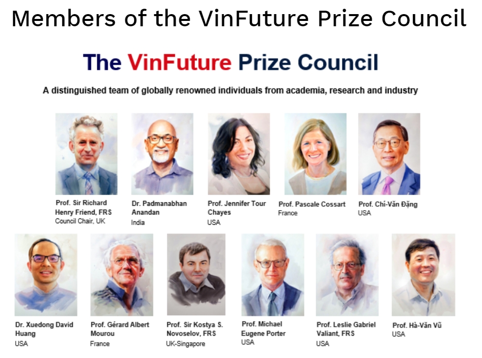 Vingroup集團設VinFuture大獎獎金三百萬美元 越南財經 越南新聞 越南基金會 越南非營利組織