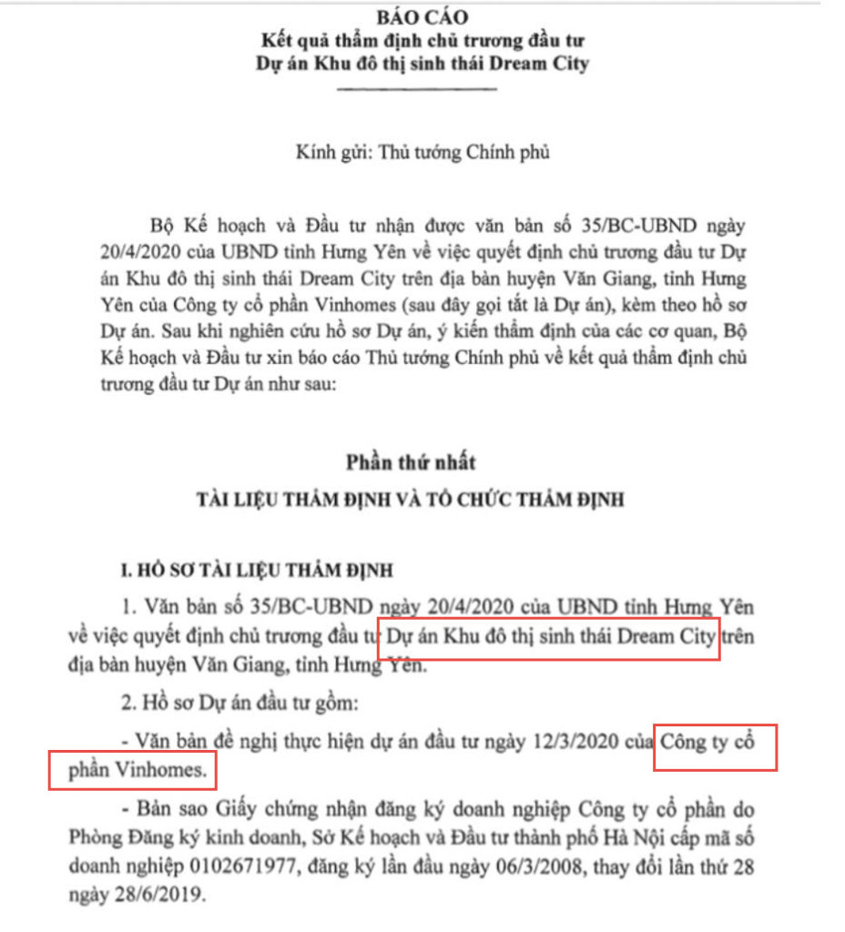 Vinhomes Dream City 38萬億越盾超級建案