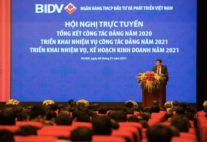 越股吧-越南投资,越南私募基金,越南投资发展银行（BIDV）董事长潘德秀（Phan Đức Tú）在2021年经营计画及使命开展集会上，公布该银行20,越南证券,越南美女,(1)