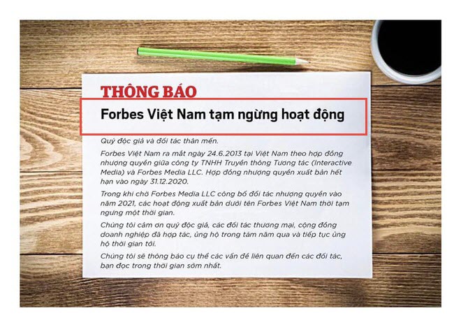 富比士越南暫停營運其新聞網站亦無法連線 越南財經 越南新聞