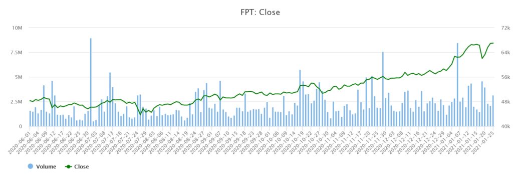 2020年全年FPT稅前利潤超過5萬億越盾 越南財經 越南新聞