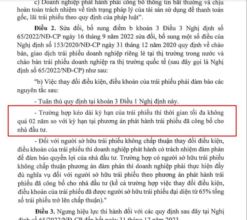政府頒布法令准許申請展延公司債到期日2年 越南債劵市場 越南商機 越南房地產 越南金融市場