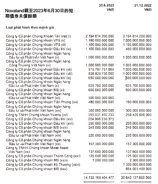 哪些銀行持有Novaland公司債券? 越南不動產市場 越南商機 越南股市 越南房地產