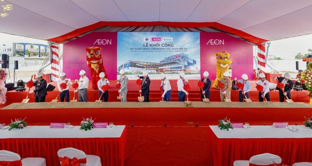 永旺集團在湄公河三角洲隆安省興建大型購物中心 越南商機 越南房地產 越南大型購物中心 永旺越南公司 越南永旺購物中心