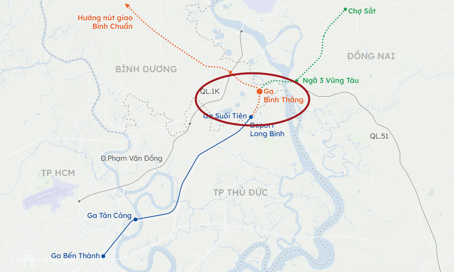 平陽省興建連接胡志明市的捷運站 越南商機 越南房地產 河內捷運系統網路 胡志明市捷運系統網路
