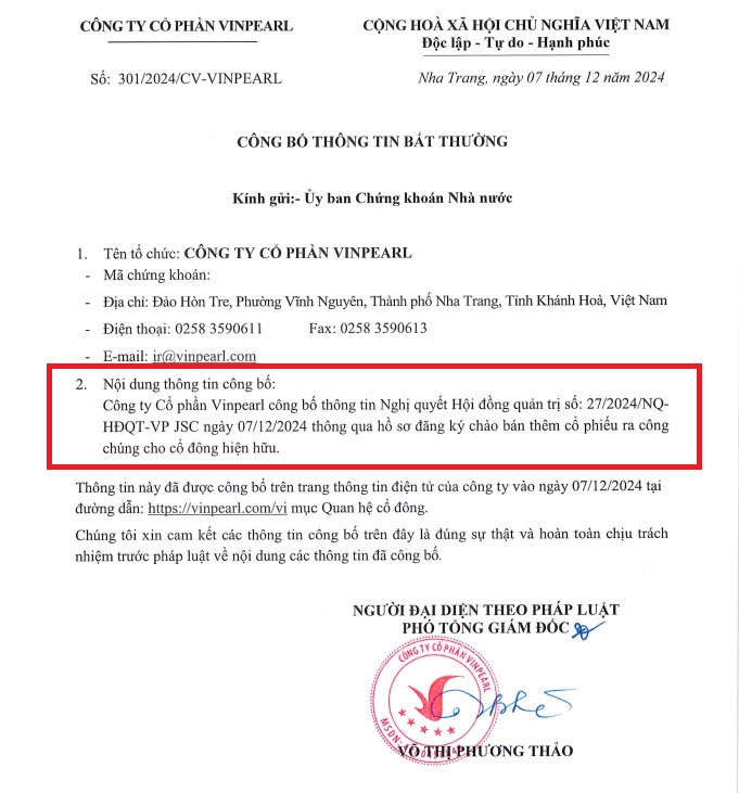 Vinpearl公司上市前發行股票籌資超過5萬億越盾 越南旅遊 越南市場 越南房地產 越南Vingroup集團