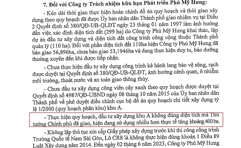富美興公司違規使用南西貢區400公頃土地 越南商機 越南不動產市場 越南房地產 越南不動產開發公司