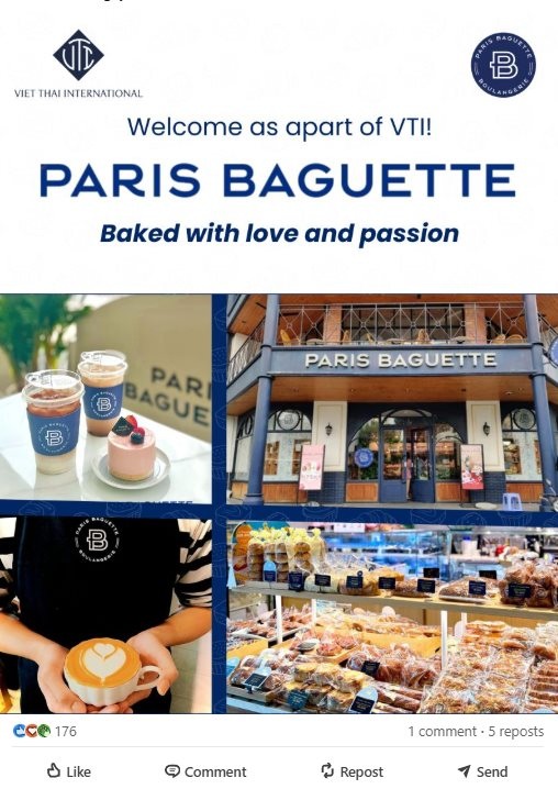 Highlands Coffee併購連鎖咖啡麵包烘焙店Paris Baguette 越南連鎖咖啡店 越南商機 越南房地產 越南零售市場 越南咖啡市場 越南連鎖咖啡店 越南Cộng咖啡