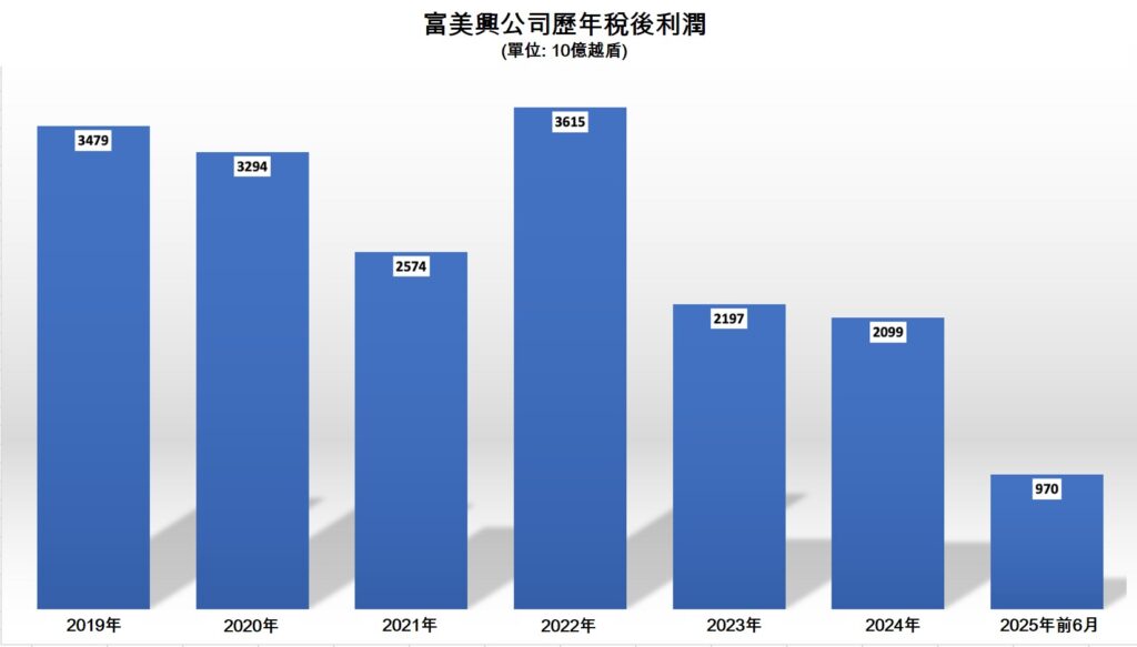 富美興公司今年上半年負債增加獲利下滑 越南商機 越南不動產市場 越南房地產 越南不動產開發公司